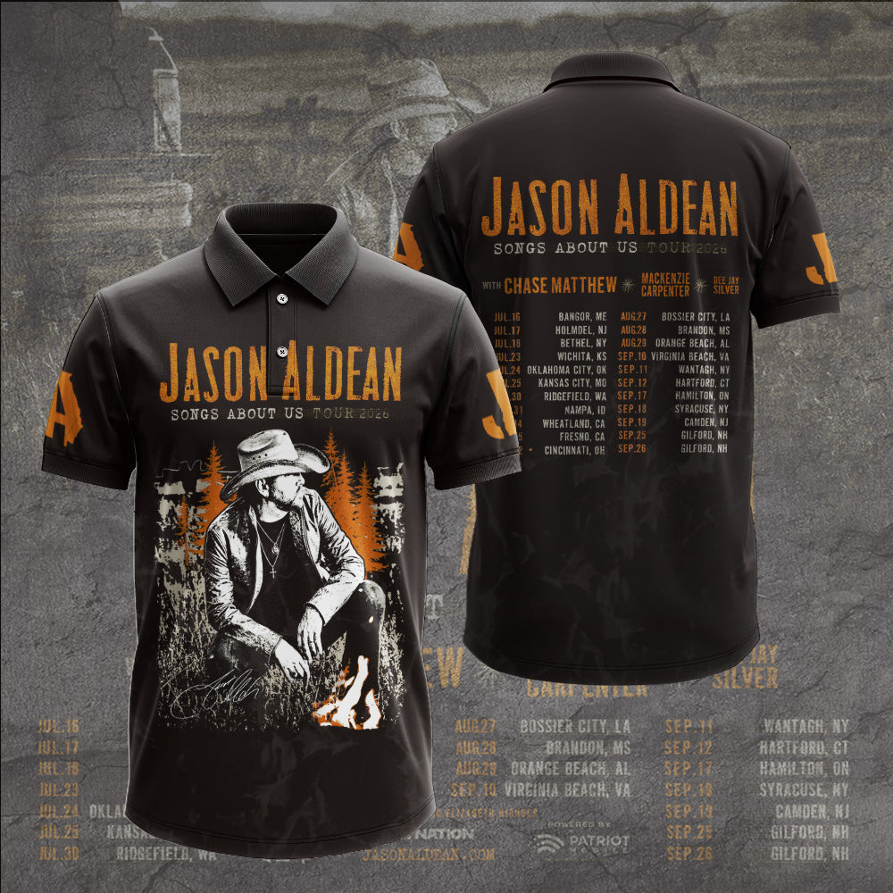 Jason Aldean: Songs About Us Tour 2026 3D Apparel – GNE6360