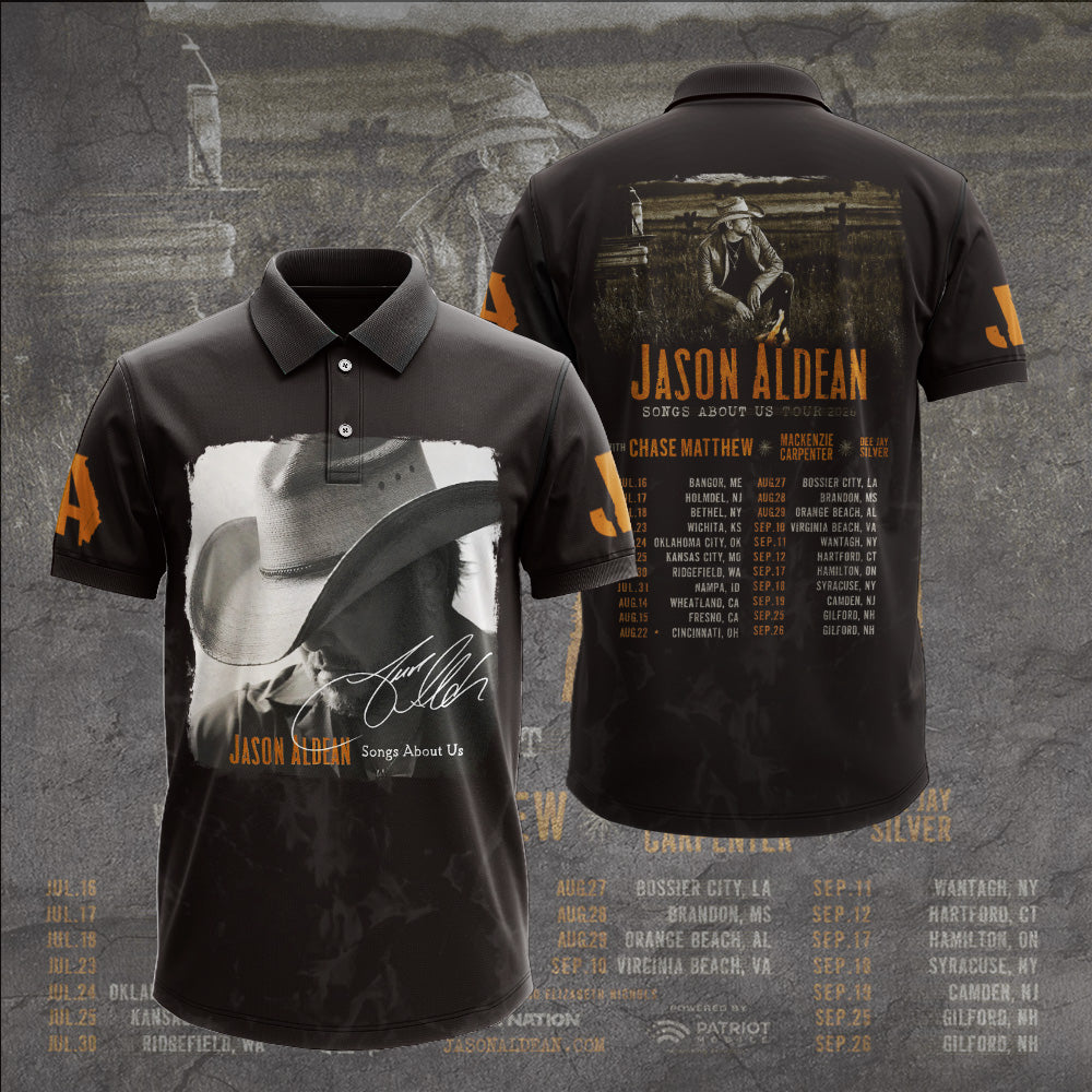 Jason Aldean: Songs About Us Tour 2026 3D Apparel – GNE6362