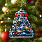 Jaws 50th Anniversary Custom Shape 2-sided Acrylic Ornament – MAITM13956