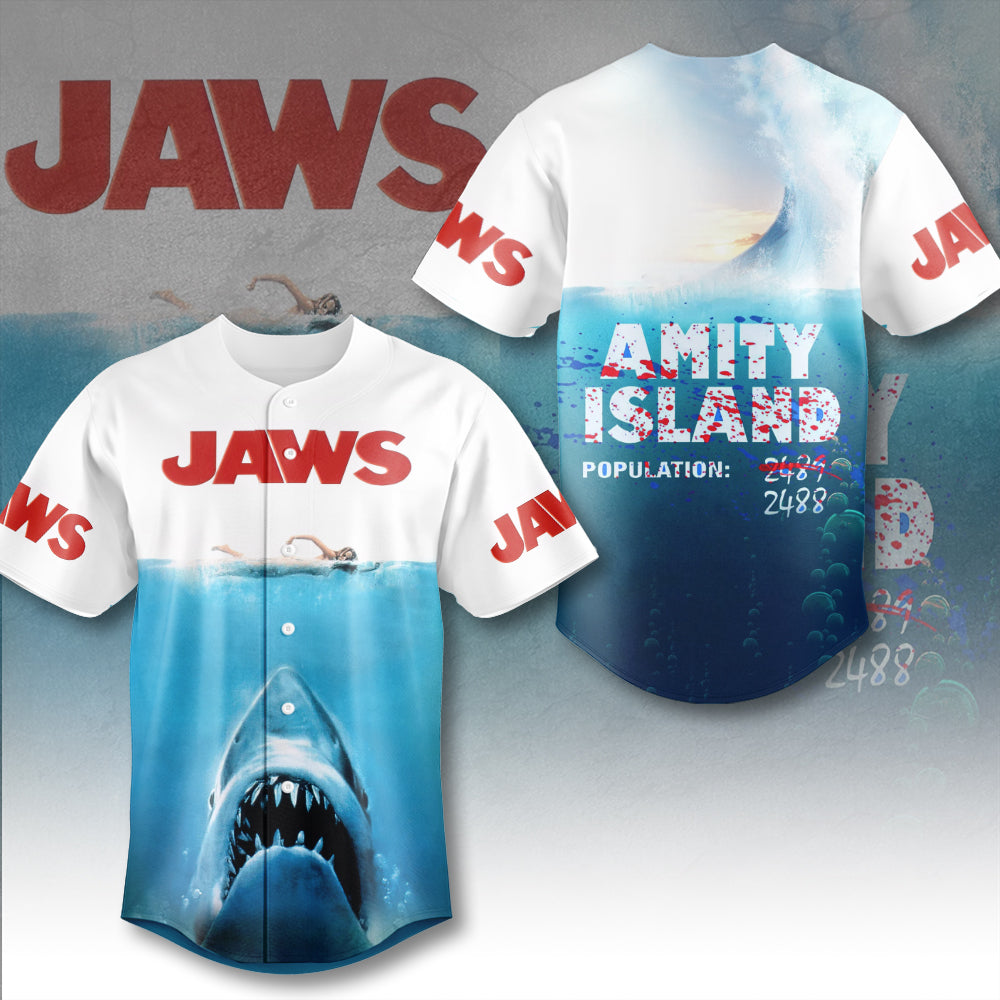 Jaws Baseball Jersey – MAITM 11238