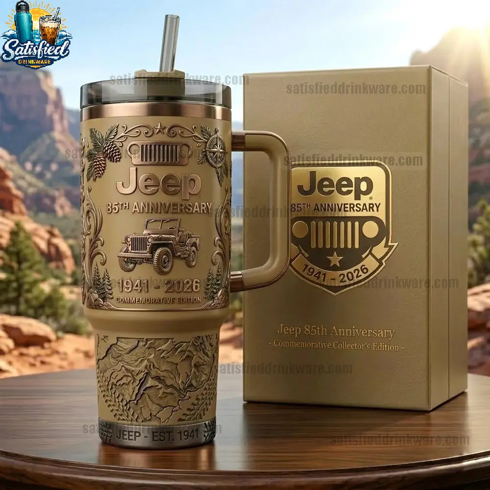 Jeep 85th Anniversary Commemorative Tumbler