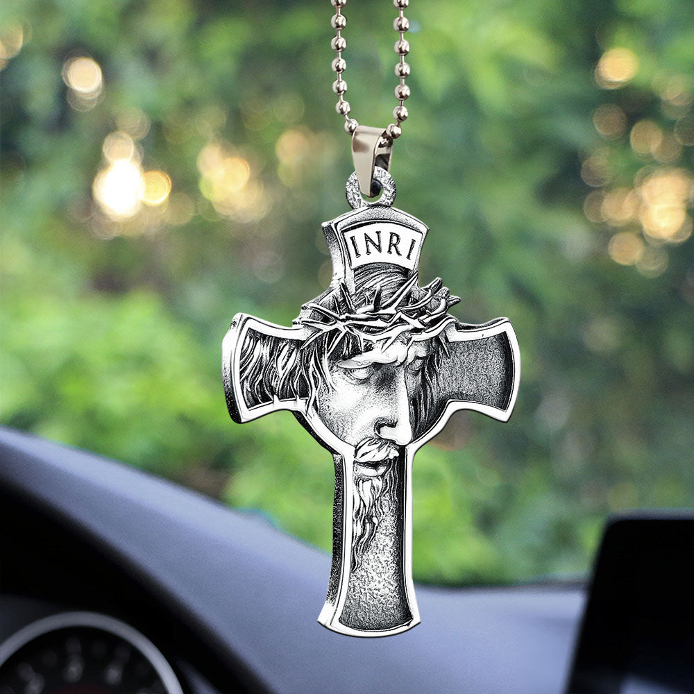 Jesus Custom shape 2-sided Acrylic Car Ornament – MAITM 12543