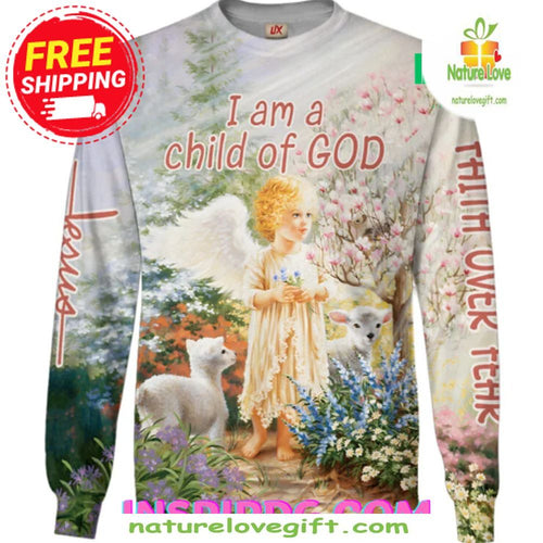 Jesus Child Of God Sweatshirt Faith Apparel
