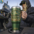 John Deere 1954-2026 62th Anniversary 3D Relief Tumbler