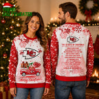 Kansas City Chiefs 12 Days Of Chiefsmas Truck Ugly Christmas Sweater