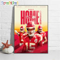 Kansas City Chiefs 2024 Colts Schedule Release Poster Canvas Art