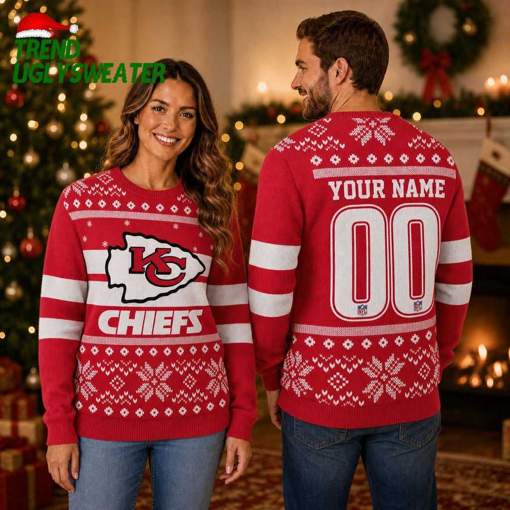 Kansas City Chiefs Holiday Victory Ugly Christmas Sweater