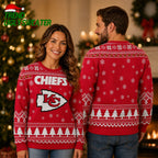 Kansas City Chiefs Winter Wonderland Ugly Christmas Sweater