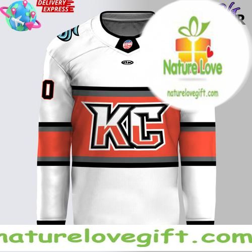 Kansas City Mavericks 2026 Kelly Cup Playoffs Hockey Jersey White