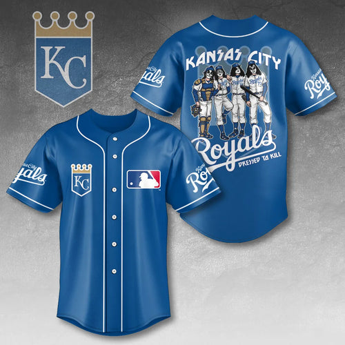 Kansas City Royals x KISS Baseball Jersey – HOATT13410