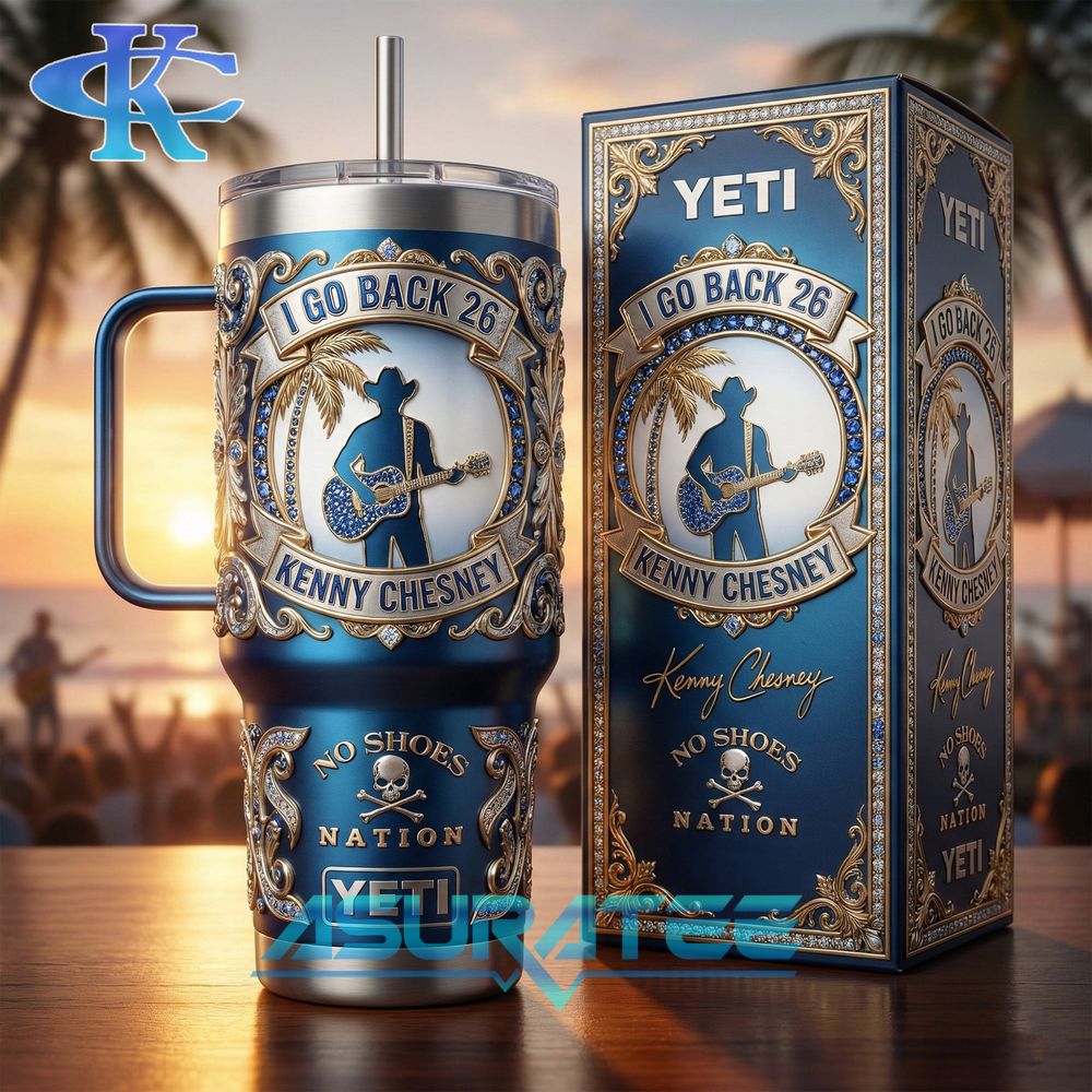 Kenny Chesney I go back 26 Limited Edition YETI Tumbler