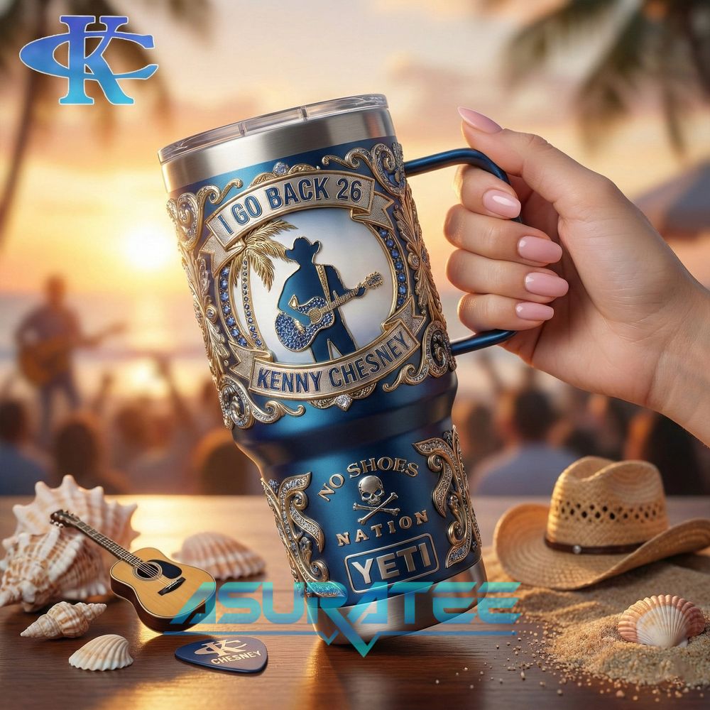 Kenny Chesney I go back 26 Limited Edition YETI Tumbler