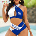 Kentucky Wildcats Women Bikini Set Sporty Bikini Sets
