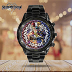 Kingdom Hearts 25th Anniversary Black Stainless Steel Watch - GNE7635