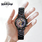 Kingdom Hearts 25th Anniversary Black Stainless Steel Watch - GNE7635
