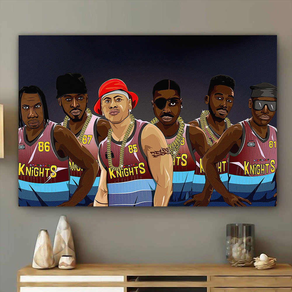 Kings of NY 80’s Hip Hop Poster Canvas