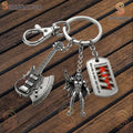 Kiss 50th Anniversary Rock And Roll All Night Party Every Day Keychain