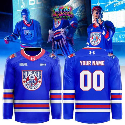 Kitchener Rangers 2026 Retro Night The Cowboy Rides Again Hockey Jersey