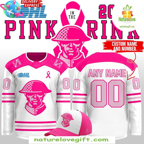 Pink In The Rink 2026 Kitchener Rangers Hockey Jersey