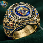Knights of Columbus Founded 1882 Edition Ring