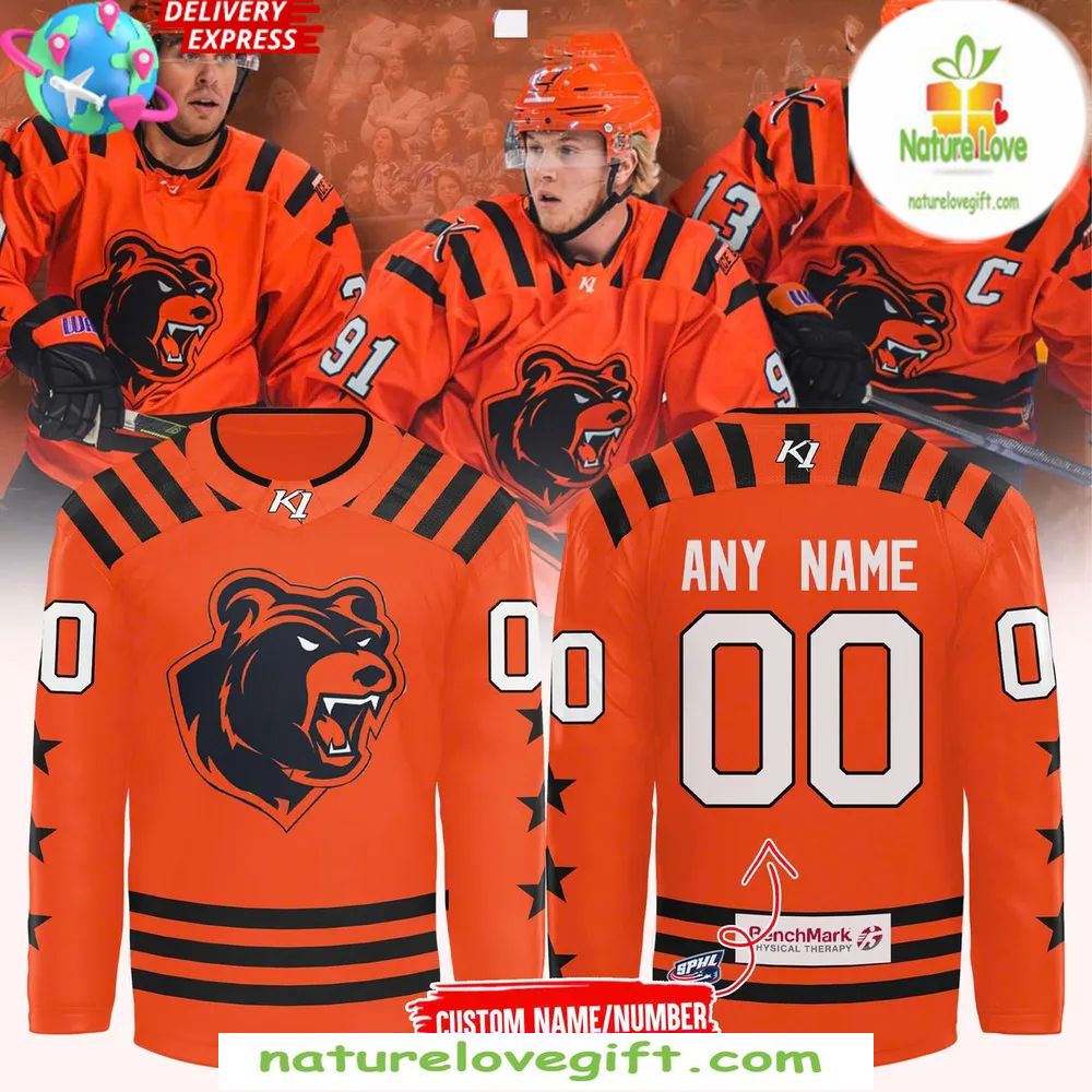 Ice Bears 2026 SPHL Playoffs Hockey Jersey Knoxville