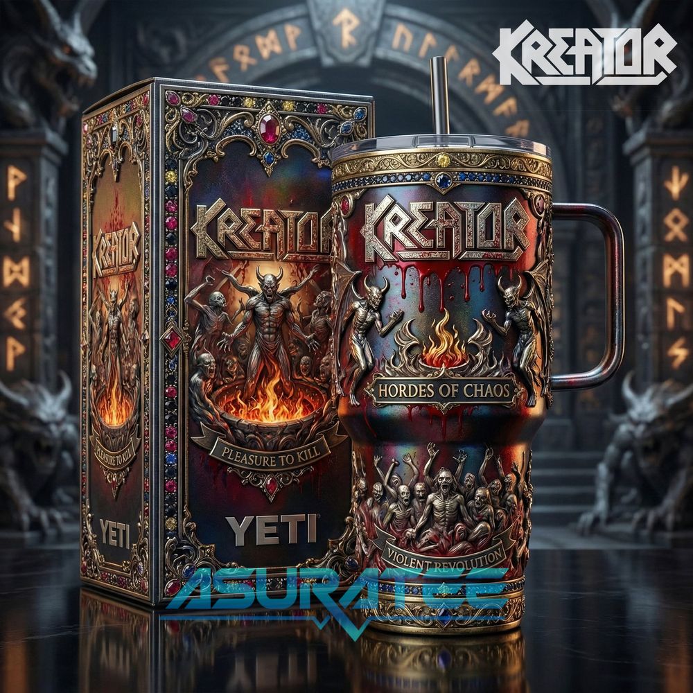 Kreator Hordes of Chaos Limited Edition YETI Tumbler