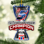 Kyle Larson 2025 NASCAR Cup Series Champion Custom Shape 2-sided Acrylic Ornament – HOATT14442