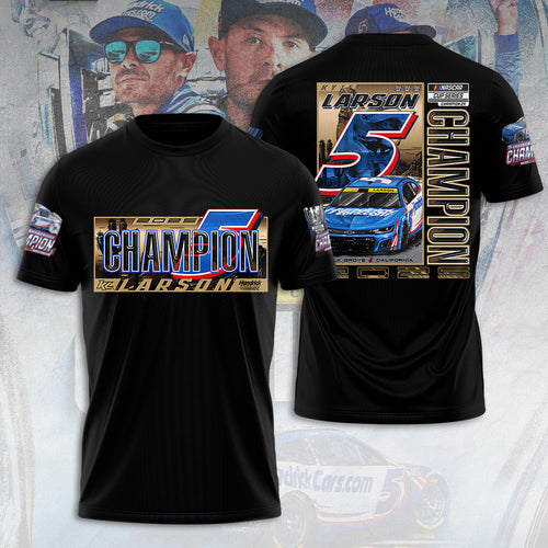 Kyle Larson 2025 NASCAR Cup Series Champion 3D Apparel – TANTN18285