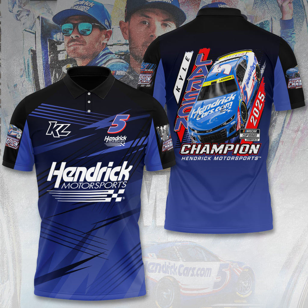 Kyle Larson 2025 NASCAR Cup Series Champion 3D Apparel – TANTN18389