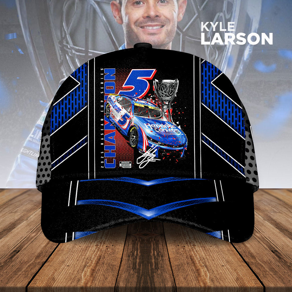 Kyle Larson 2025 NASCAR Cup Series Champion Classic Cap – HOATT14291