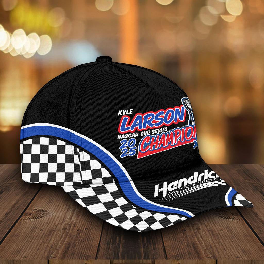 Kyle Larson 2025 NASCAR Cup Series Champion Classic Cap – HOATT14467
