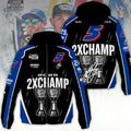 Kyle Larson 2025 NASCAR Cup Series Champion 3D Windbreaker Jacket – TANTN18300