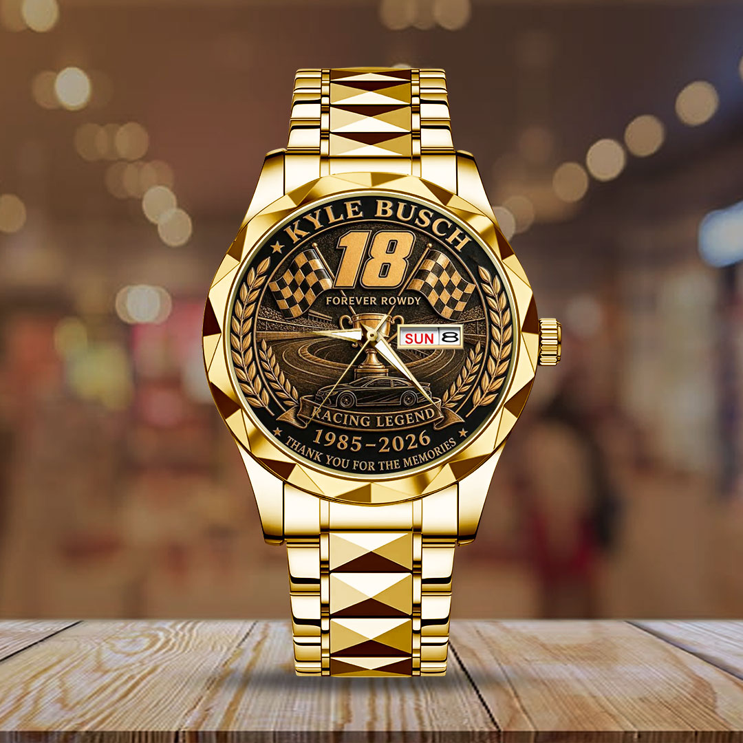 Kyle Busch Alloy Luxury Quartz Watch – TANTN23161