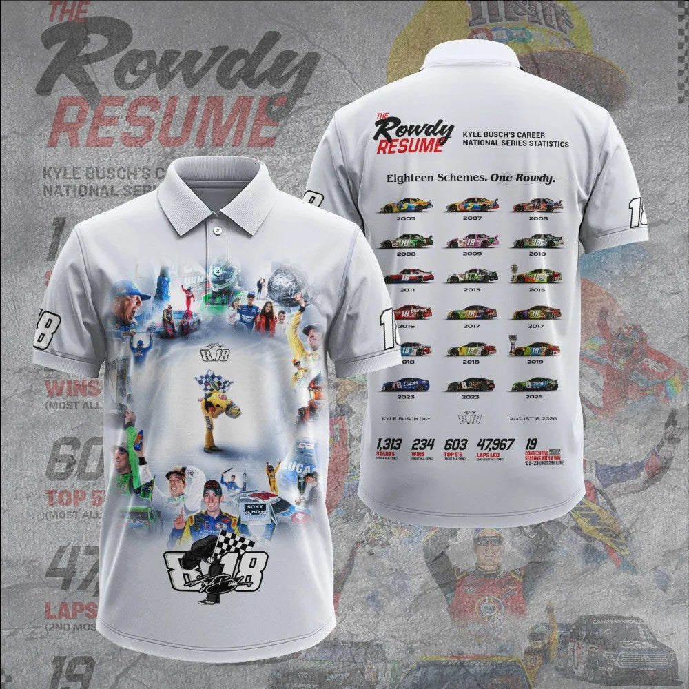 Kyle Busch 3D Apparel – GNE8214