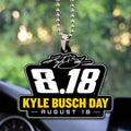 Kyle Busch Custom shape 2-sided Acrylic Car Ornament – GNE8217