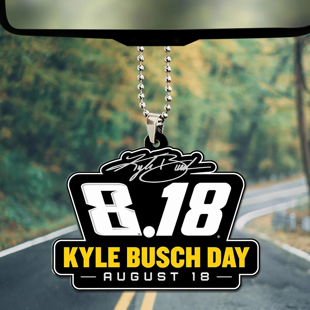Kyle Busch Custom shape 2-sided Acrylic Car Ornament – GNE8217