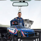 Kyle Larson Custom shape 2-sided Acrylic Car Ornament – GNENEW747