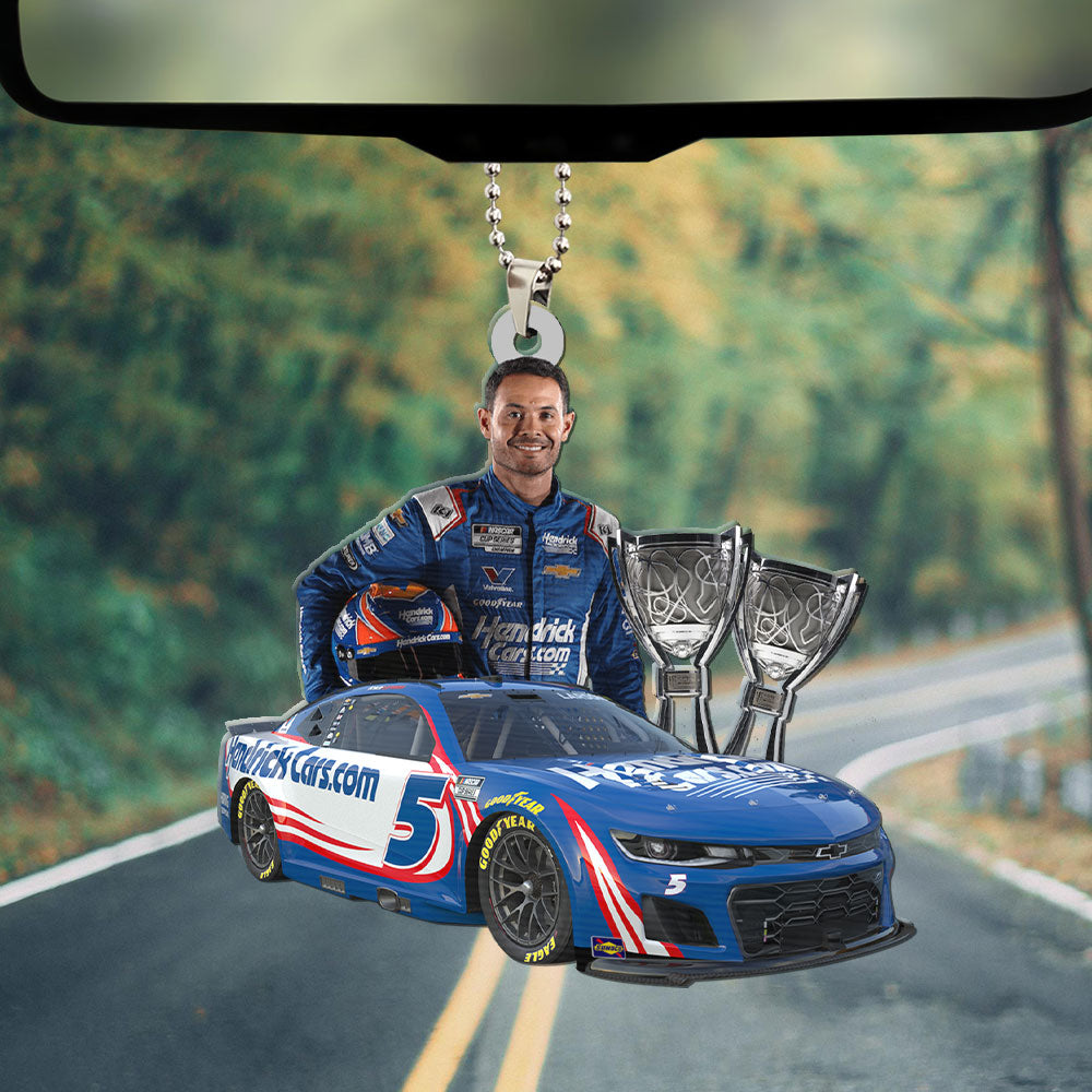 Kyle Larson Custom shape 2-sided Acrylic Car Ornament – GNENEW747
