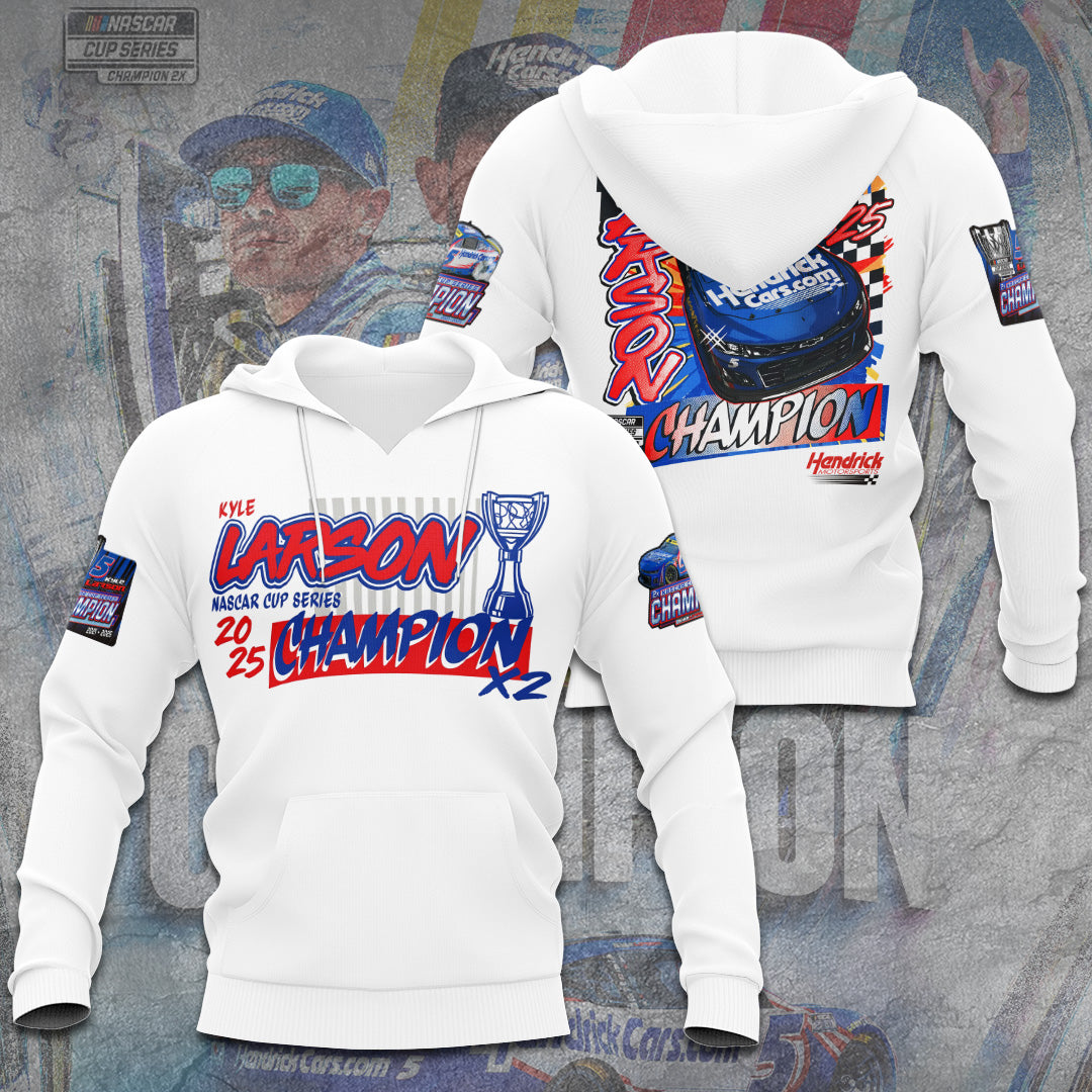 Kyle Larson 2025 NASCAR Cup Series Champion 3D Apparel – TANTN18102
