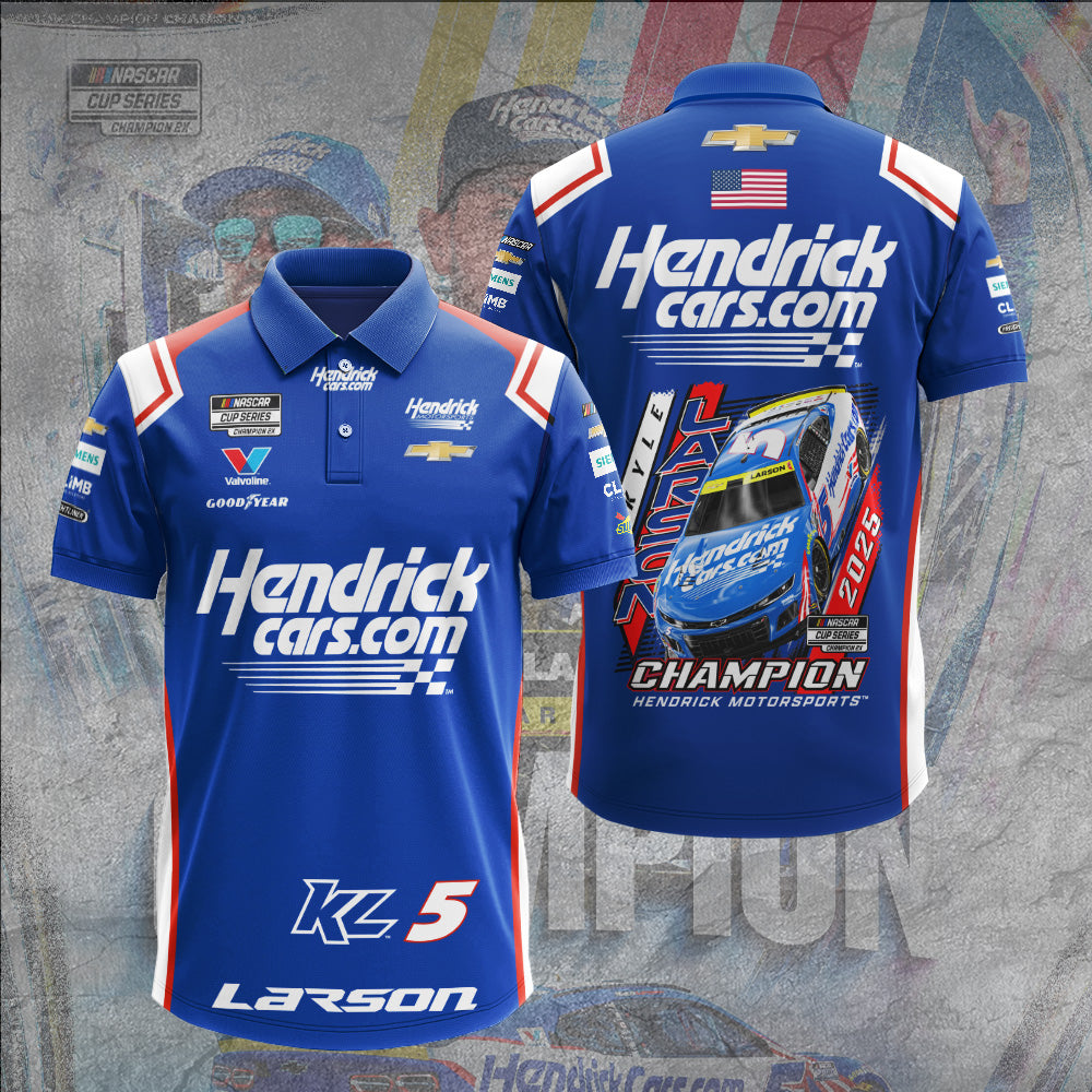 Kyle Larson 2025 NASCAR Cup Series Champion 3D Apparel – TANTN18364