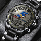 Kyle Larson NASCAR Cup Series Champions Black Stainless Steel Watch – TMTHU1933