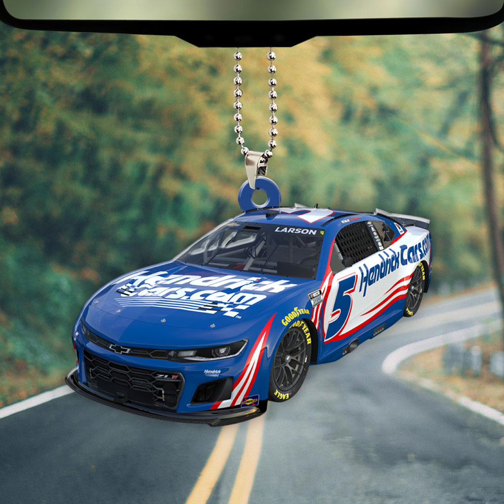 Kyle Larson Nascar Cup Series Champion Custom shape 1-sided Acrylic Car Ornament – TMTHU1970