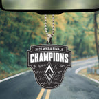 Las Vegas Aces 2025 WNBA Champions Custom Shape 1-Side Printed Car Ornament – TMTHU1444