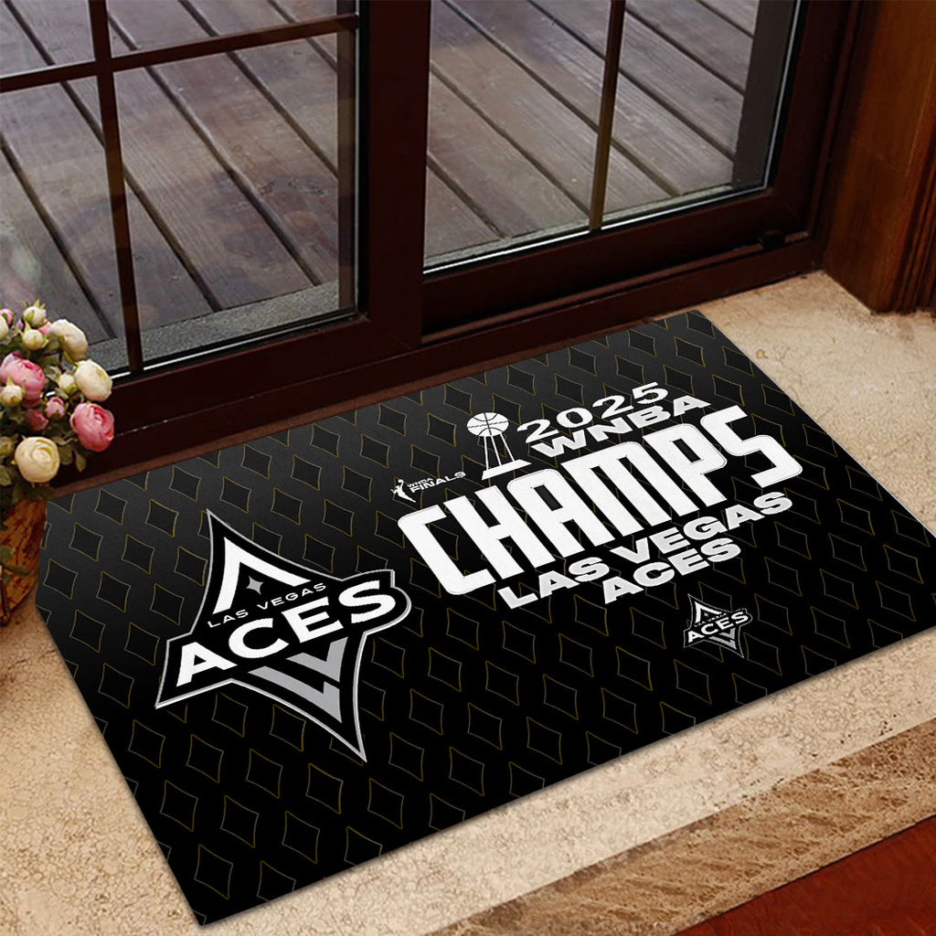 Las Vegas Aces 2025 WNBA Champions Doormat – TMTHU1536