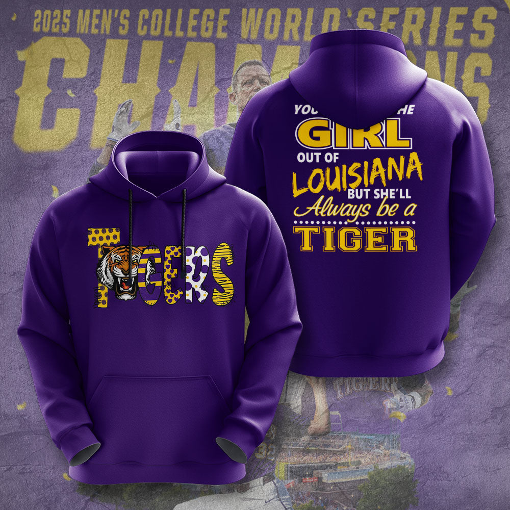 LSU Tigers Baseball 2025 National Champions 3D Apparel – GNE NEW522