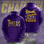 LSU Tigers Baseball 2025 National Champions 3D Apparel – GNE NEW522