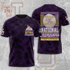 LSU Tigers Baseball 2025 National Champions 3D Apparel – MAITM 11752