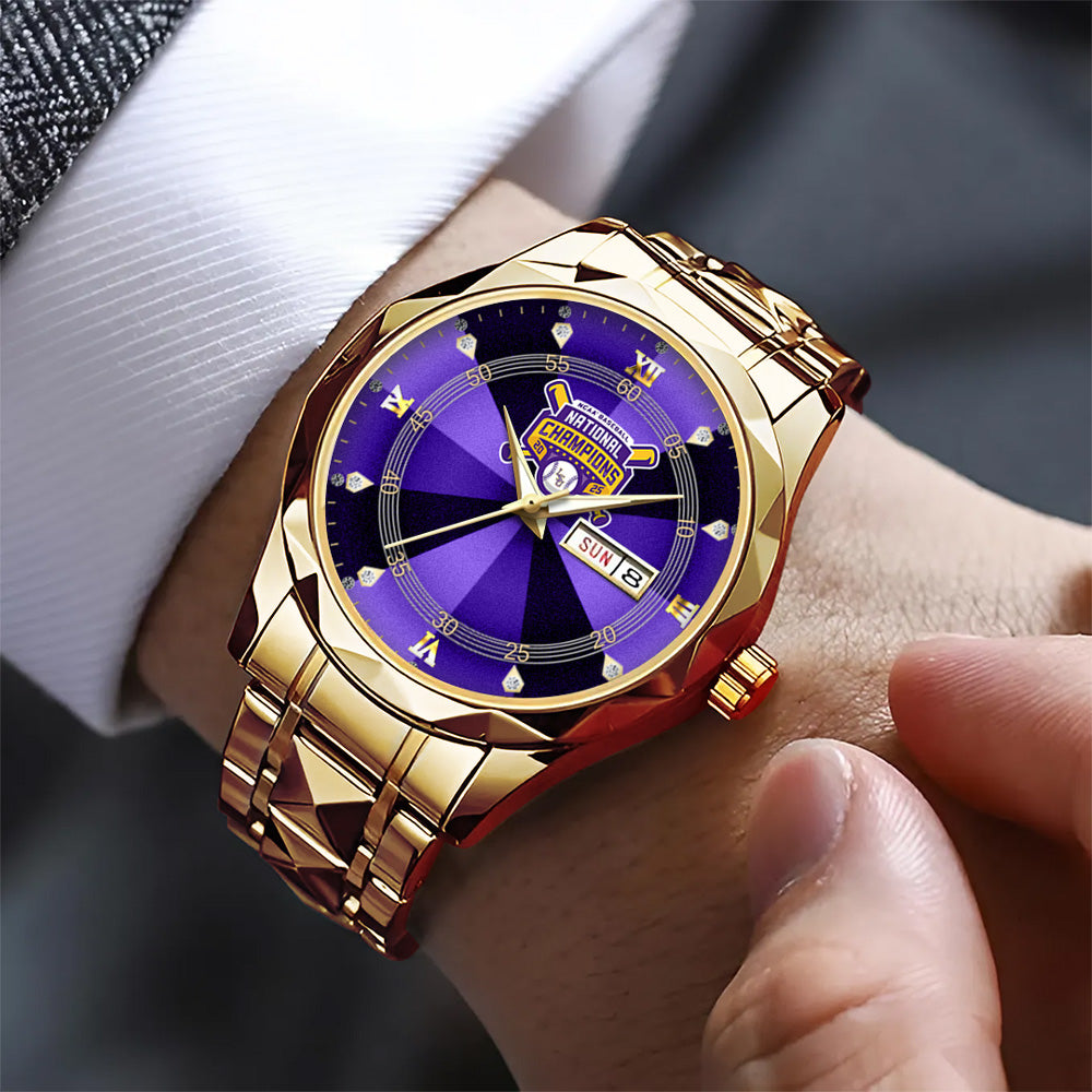 LSU Tigers Baseball Alloy Luxury Quartz Watch – GNE 3831