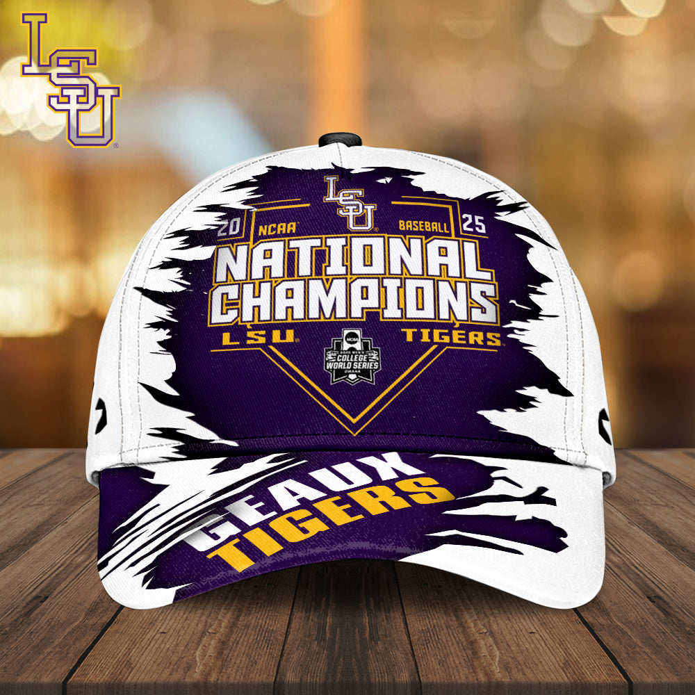 LSU Tigers Baseball 2025 National Champions Classic Cap – MAITM 11734