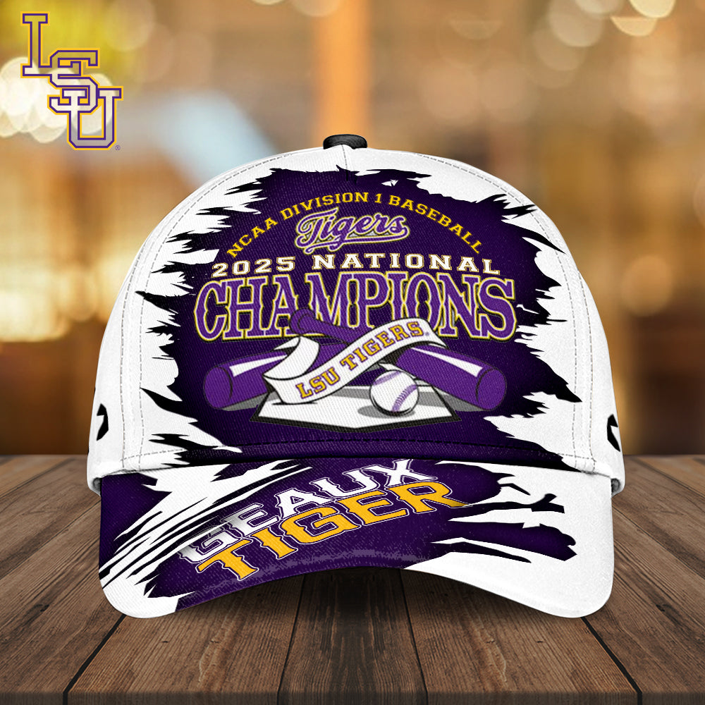 LSU Tigers Baseball 2025 National Champions Classic Cap – MAITM 11780